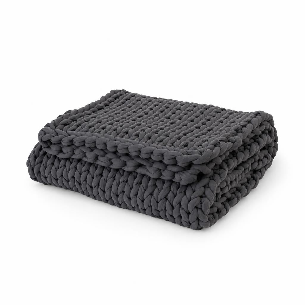 Couverture lestée en coton